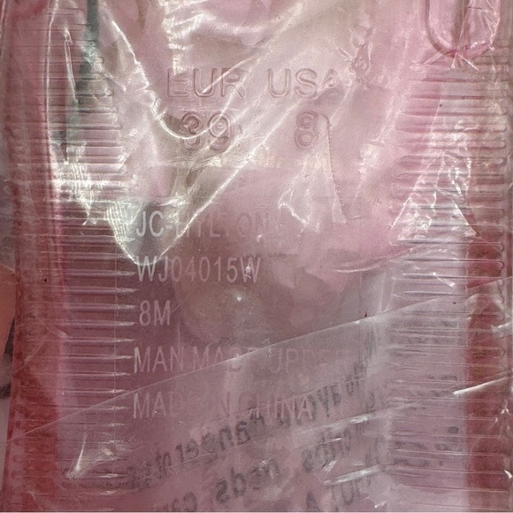 Juicy Couture Slides Women’s 8 Pink Rhinestone Logo Sandals New Without Box - Picture 6 of 6